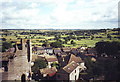 Middleham village centre from the castle