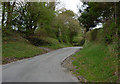 Steep hill climbing towards Waun