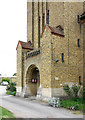 St Augustine of Canterbury, Hospital Bridge Road, Whitten, London TW2 6DE - Porch