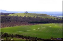 SP8406 : Beacon Hill from Coombe Hill by Steve Daniels