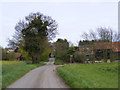 Hollow Lane, Badingham & the footpath to Church Road