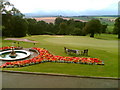 Overlooking the 18th green on Murrayshall golf course