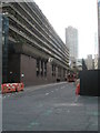 Looking towards The Barbican from Ropemaker Street