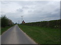 Lane towards Sand Pit cottages