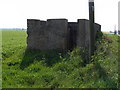 TM2262 : Pillbox on the A1120 Mill Hill, Earl Soham by Geographer