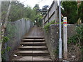 Footpath beside the M4, Rhiwbina Hill, Cardiff