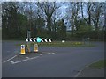 Roundabout on the B6179 near A38 services