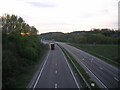 A38 towards the M1 motorway