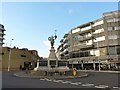 War memorial on a roundabout