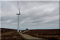 NT2847 : North-most turbine, Bowbeat wind farm by Jim Barton