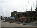 Building site at the junction of Tower and Sompting Roads