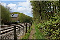 New houses being built right next to the railway line