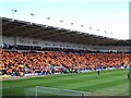 SD3134 : West Stand at Bloomfield Road, Blackpool by Terry Robinson