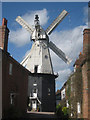 TQ7735 : Cranbrook Union Windmill, Russells Yard, Cranbrook, Kent by Oast House Archive