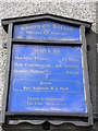 Information board at Donaghendry Church of Ireland,Stewartstown