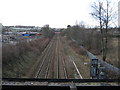 View south from Bridge MRB/57, Ripley Street, Bradford