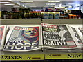 Supermarket newspapers, general election day 2010