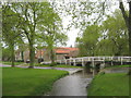 Footbridge in Barton North Yorkshire