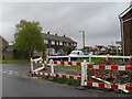 Roadworks at the junction of Coniston Close and Silverdale Drive