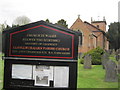 Llanllwchaiarn Church Notice Board