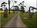 Charborough Park, statues