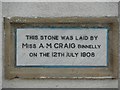 Plaque, Donemana Orange Hall