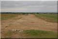 The remains of the perimeter track at the former RAF Akeman Street