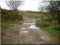 Ford and track junction above Hafod