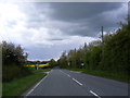 TM3167 : A1120 High Road, Badingham by Geographer