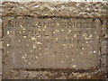 A plaque found on Newland Bridge on the River Taw