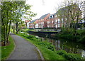 Riverside footpath in Retford