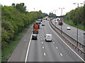 M5 Motorway approaching junction 1