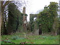 Ruined mansion, Llanstinan, side view