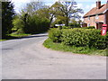 B1116 Laxfield Road & Goddards Corner Postbox