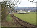 Track across field near Willsbridge