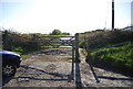 Gate at the beginning of a track off Martineau Lane