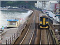 SX9676 : Class 153 (single carriage train) approaching Dawlish station by Ruth Sharville
