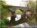 Kingford Bridge on the river Taw as seen from upstream