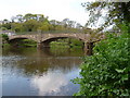 Umberleigh Bridge on the River Taw as seen from upstream