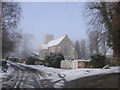 TL6355 : Burrough Green church in winter by Adrian S Pye