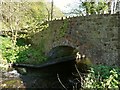 Blackpool Bridge on the River Yeo as seen from upstream