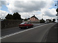 Looking along the A272 as it leaves Petworth for Tillington