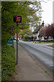 Vehicle Activated Sign in Ringwood Road