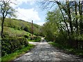 The lane down the hill