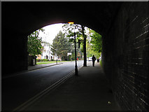 SP1196 : Park Road goes under the railway by Robin Stott
