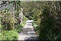 Noss Mayo: lane leading to Netton Farm