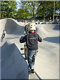 NT2272 : Saughton Skatepark novice by kim traynor