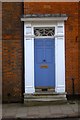 Late 18th century doorway with decorative fanlight, Tilehouse Street,  Hitchin, Hertfordshire