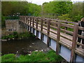 Footbridge over River Irwell, Burrs Country Park