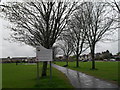 A wet and windy Sunday lunchtime in Croshaw Rec